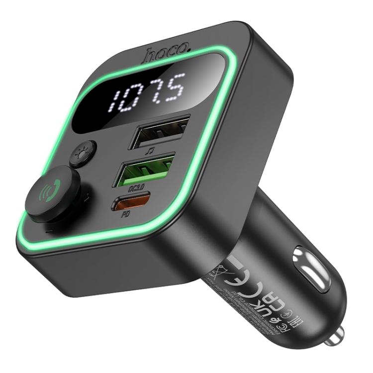 Bluetooth de Auto Transmisor Hoco E85 Rgb