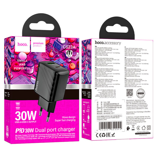 Cargador Rapido Hoco CS23A