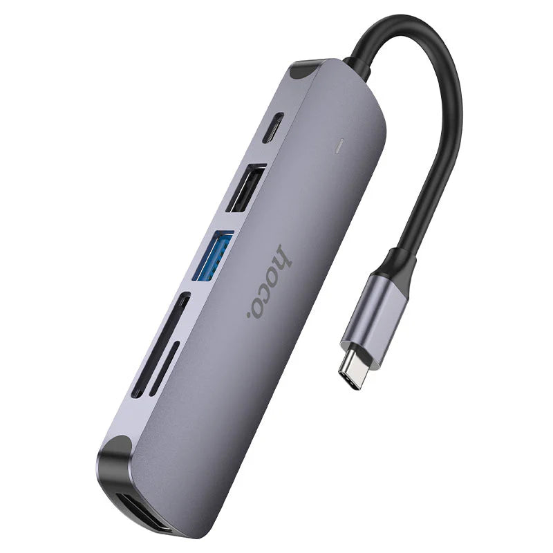 Hub Hoco HB28 Tipo C 6 en 1
