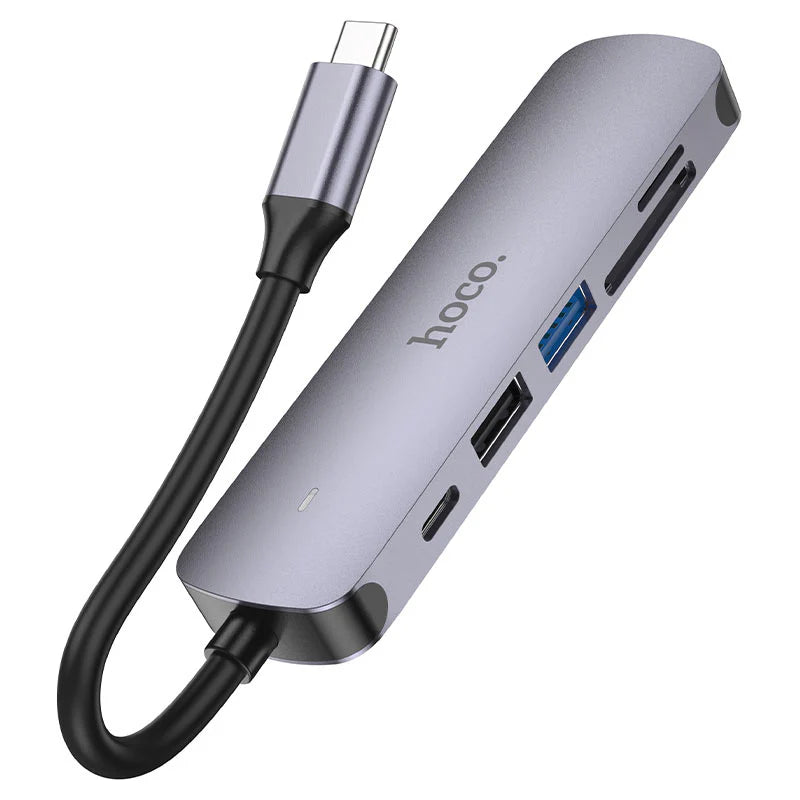 Hub Hoco HB28 Tipo C 6 en 1