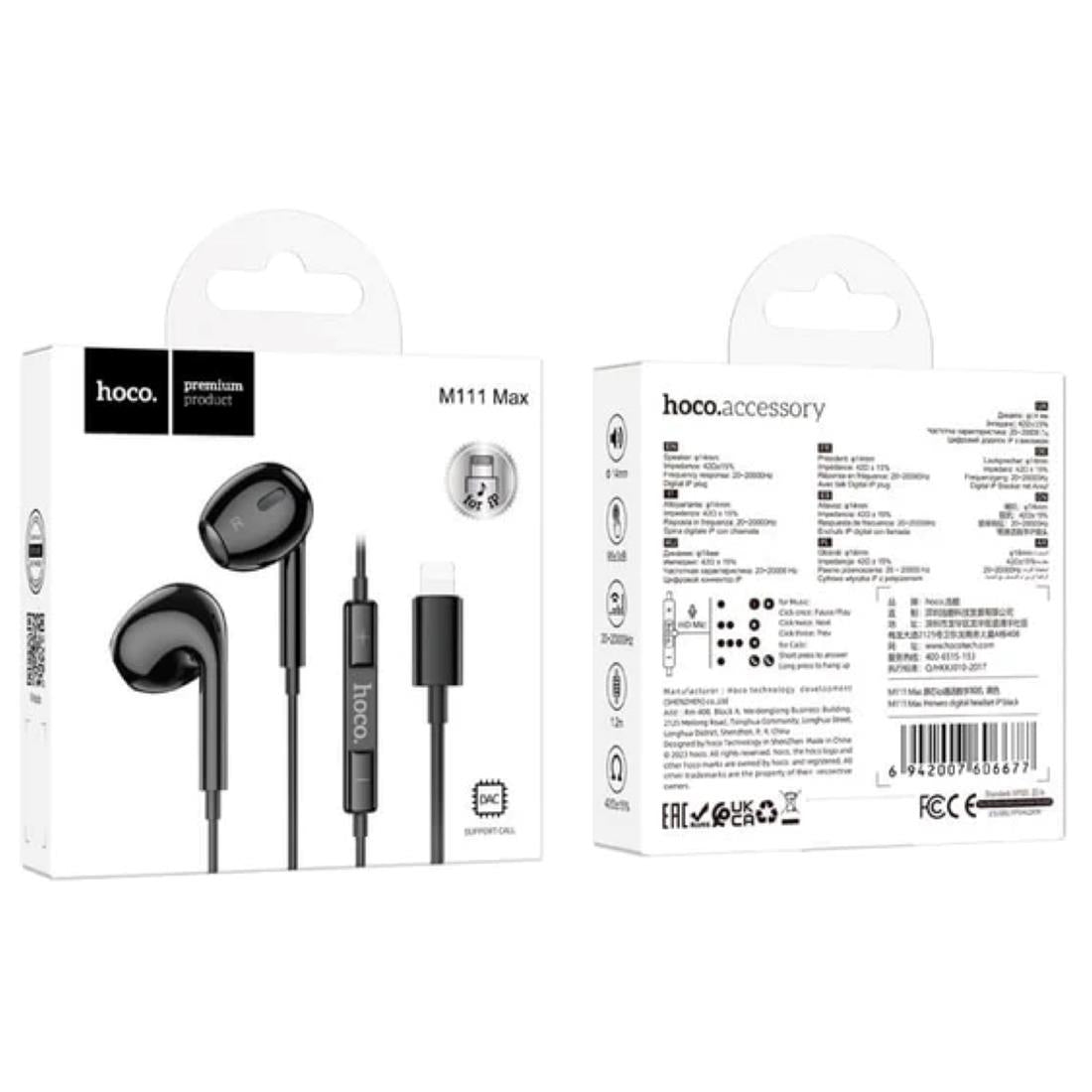 Audífonos lightning Hoco M111