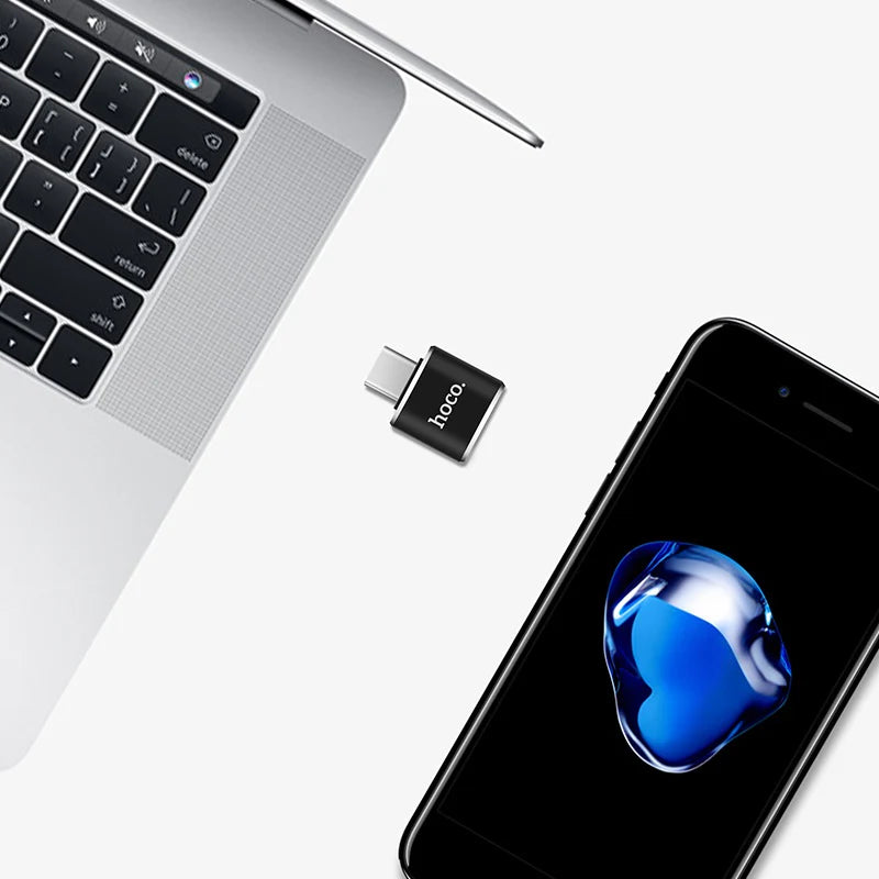 Adaptador Hoco UA5 convertidor tipo C a Usb