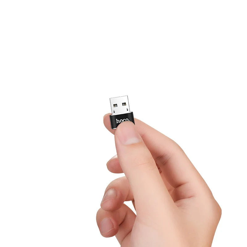 Adaptador Hoco UA6 convertidor de USB a Tipo C