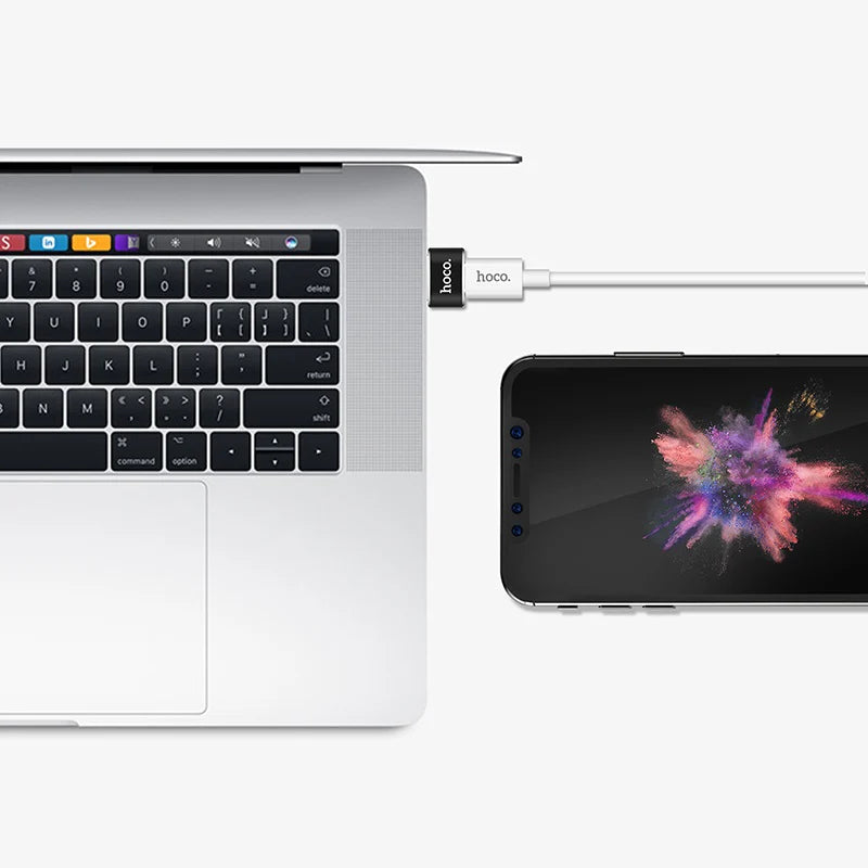 Adaptador Hoco UA6 convertidor de USB a Tipo C