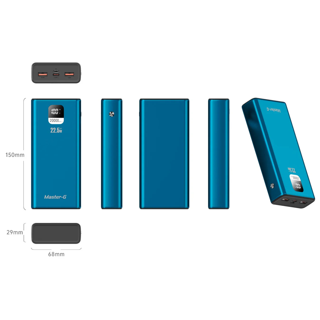 Batería Externa Power Bank 20000 Mah 22.5W UCP20LPD