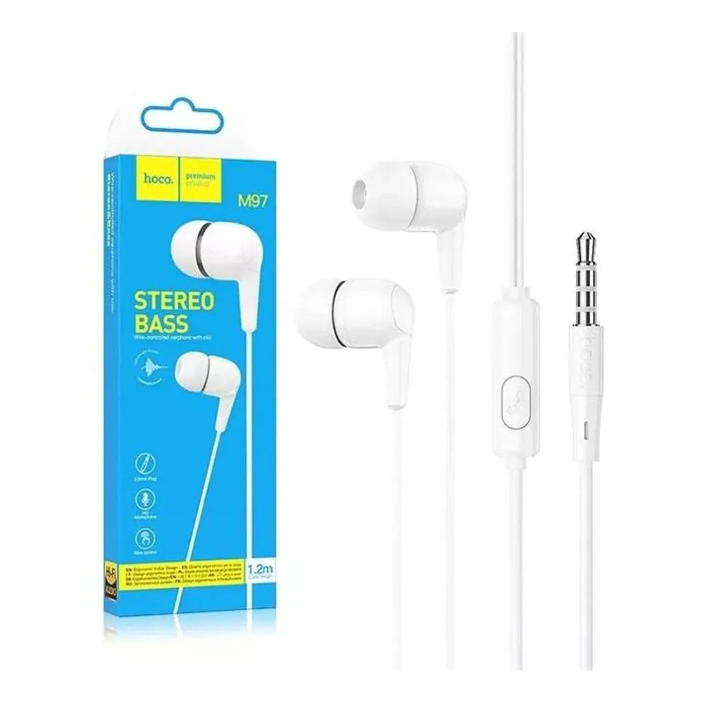 Hoco M97 Audífonos con gomitas