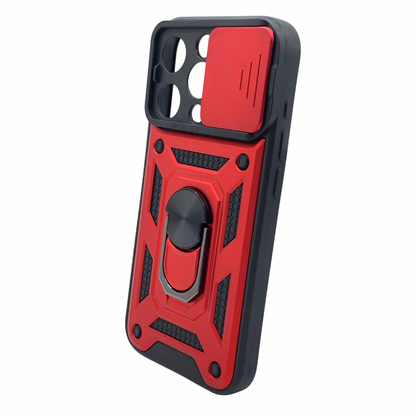 Carcasa Para iPhone 15 Pro Reforzada Anillo Soporte