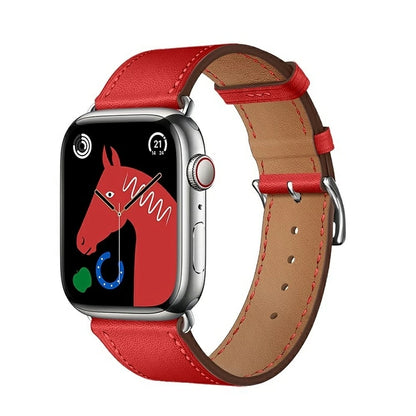 Correa de cuero para Apple Watch y otros modelos