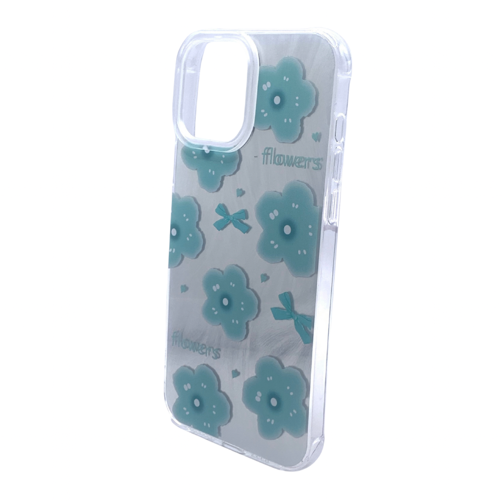 Carcasa Para iPhone 13 Pro Max Estilo Flores y Moño