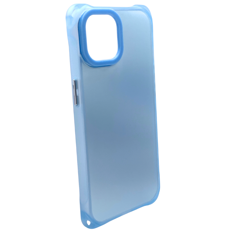 Carcasa Para iPhone 15 Translúcida Azul