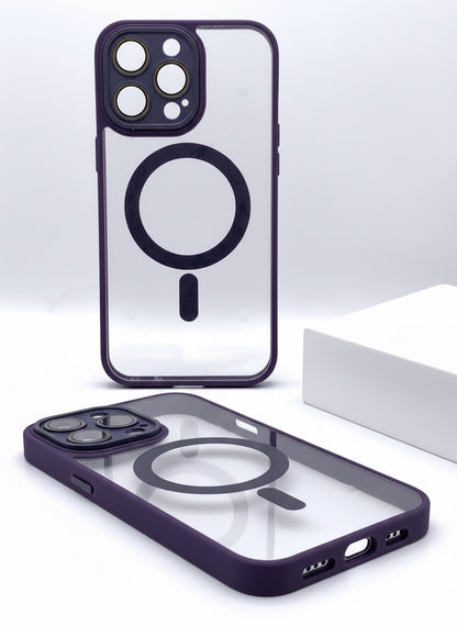 Carcasa Para iPhone 15 Pro Max Transparente MagSafe