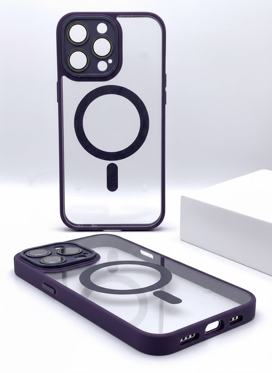 Carcasa Para iPhone 15 Pro Max Transparente MagSafe