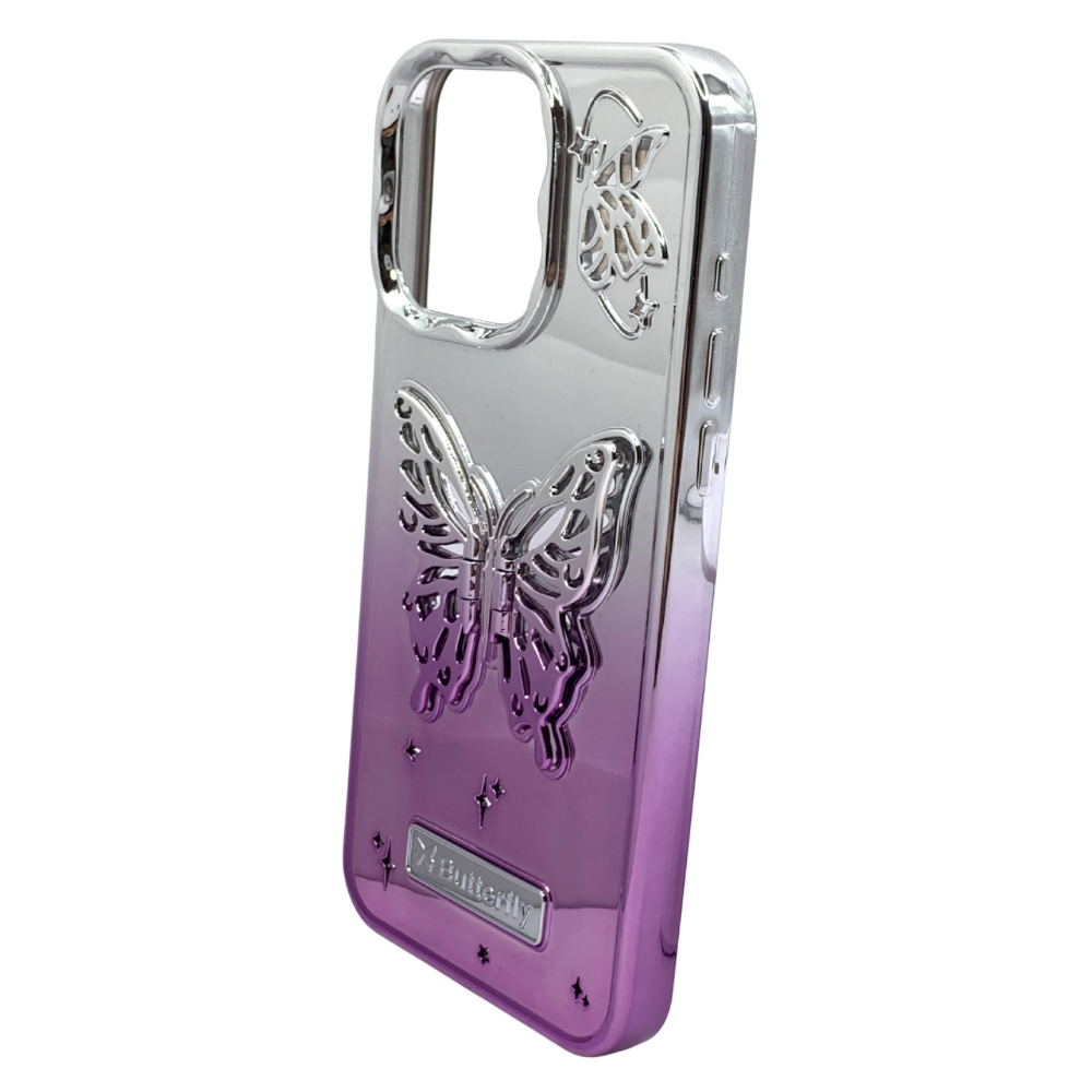 Carcasa Para iPhone 15 Pro Max Mariposa Relieve