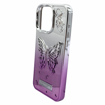 Carcasa Para iPhone 15 Pro Max Mariposa Relieve