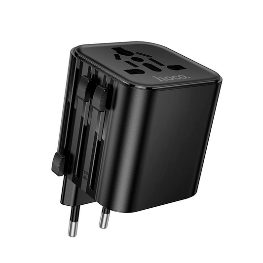 ADAPTADOR UNIVERSAL HOCO AC29 NEGRO