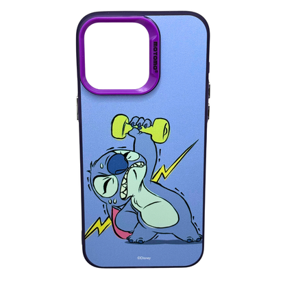 Carcasa Stitch Antigolpes para iPhone 15 Pro Max, Diseño Disney