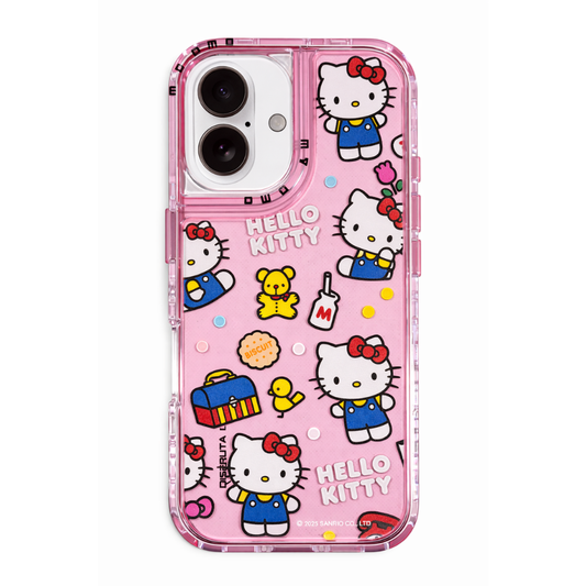 Carcasa Hello Kitty Edición Especial para iPhone 16 – Protección 360° para Smartphone