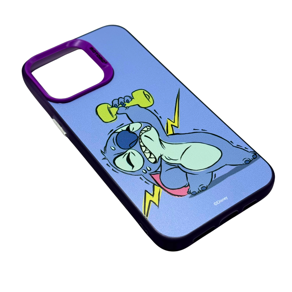 Carcasa Stitch Antigolpes para iPhone 15 Pro Max, Diseño Disney