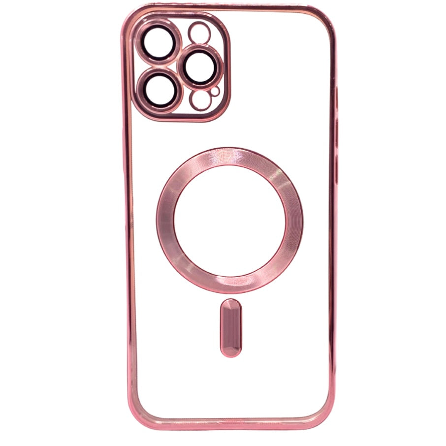 Carcasa Para iPhone 12 Pro Max Transparente Con MagSafe