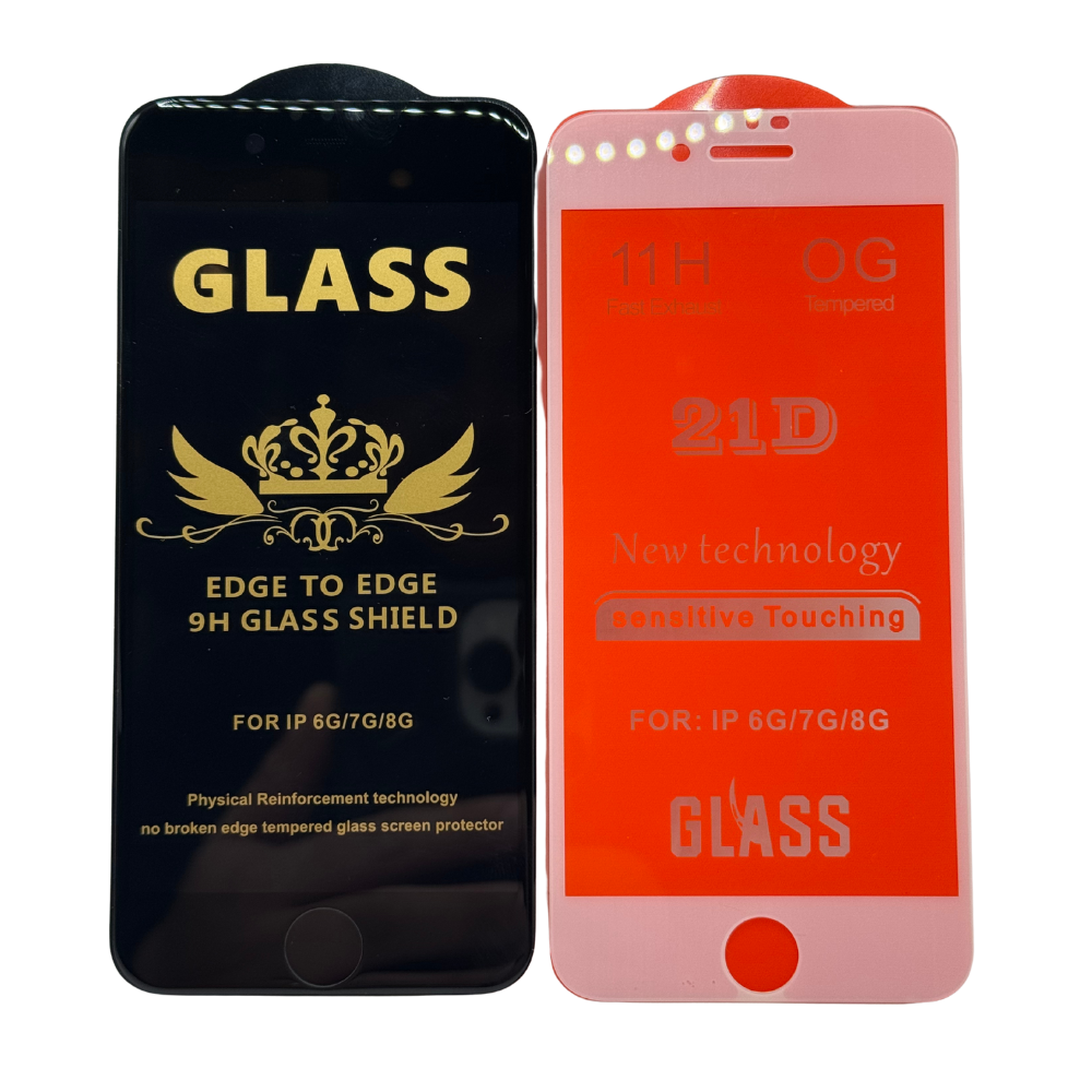 Lamina de Vidrio para iPhone SE 2020, 8, 7, 6s, 6.