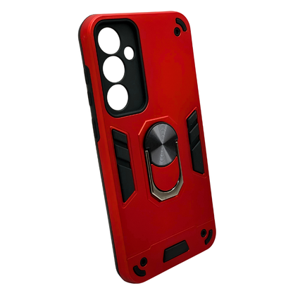 Funda Antigolpes Samsung A55 - Carcasa Uso Rudo con Anillo Magnético