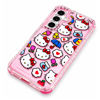 Carcasa Hello Kitty Edición Especial para Samsung A55 – Protección 360° para Smartphone