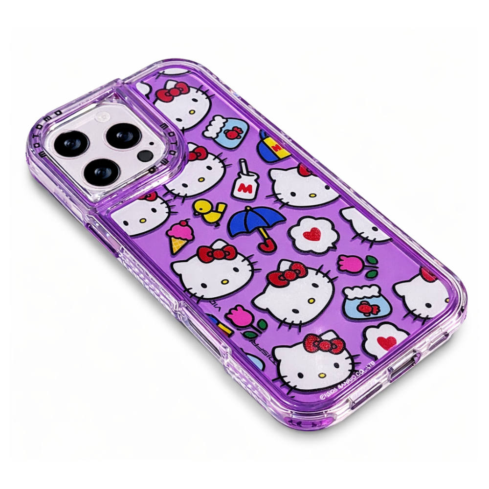Carcasa Hello Kitty Edición Especial para iPhone 16 Pro Max – Protección 360° para Smartphone