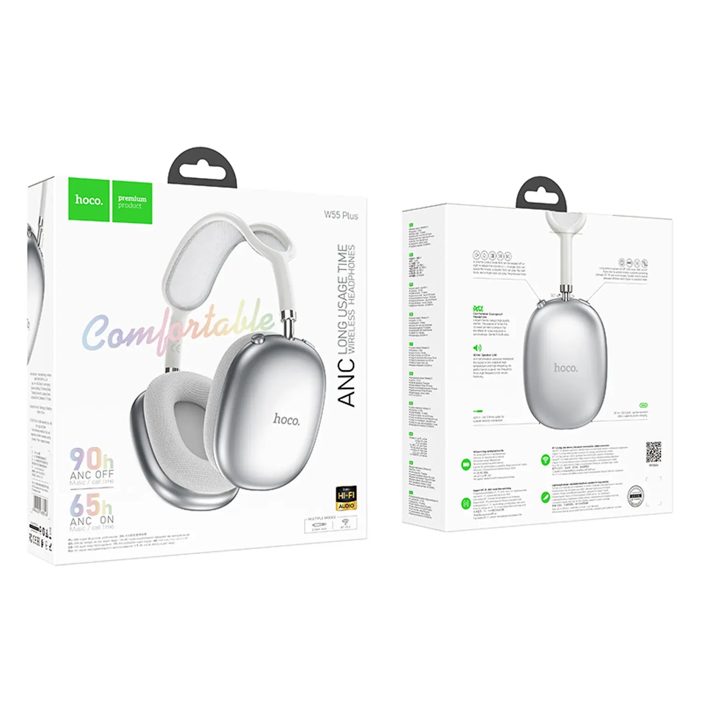 Audífonos con bluetooth HOCO W53 PLUS