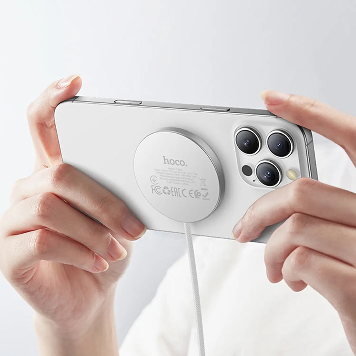 Cargador Rapido Inalambrico Hoco CW63 Fast Qi2