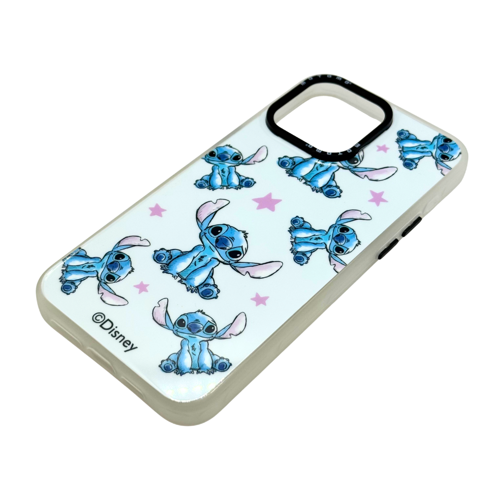 Carcasa Stitch Antigolpes para iPhone 15 Pro Max, Diseño Disney