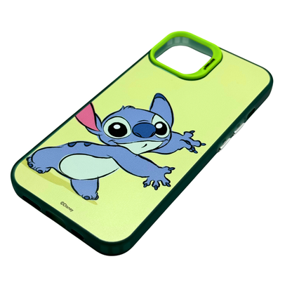 Carcasa Stitch Antigolpes para iPhone 15-14-13, Diseño Disney