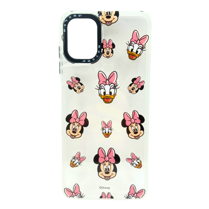Funda para Samsung A06 Minnie y Daisy Transparente - Estilo Disney