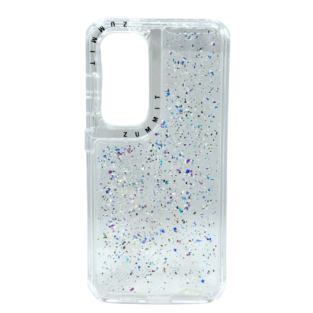 Carcasa Transparente con Brillos y Protección 360° para Samsung S25