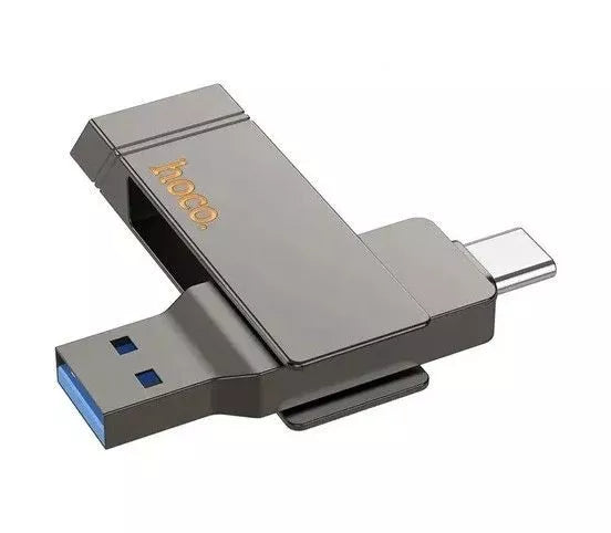 Pendrive Dual Tipo C Usb 3.0 Hoco Ud15 128 Gb Metal