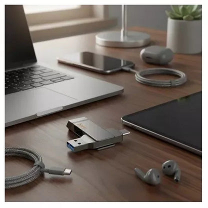 Pendrive Usb 64gb Hoco Ud15 Flash Drive 3.2 Usb A C