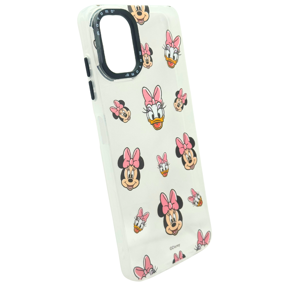 Funda para Samsung A06 Minnie y Daisy Transparente - Estilo Disney