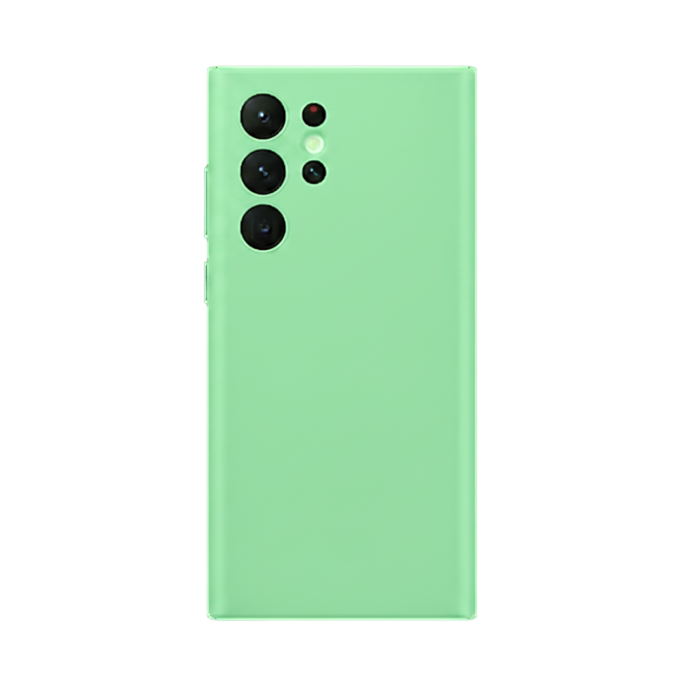 Funda de Silicona y Gamuza para Samsung S22 Ultra