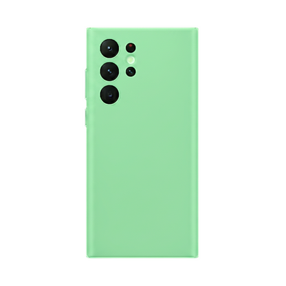 Funda de Silicona y Gamuza para Samsung S22 Ultra