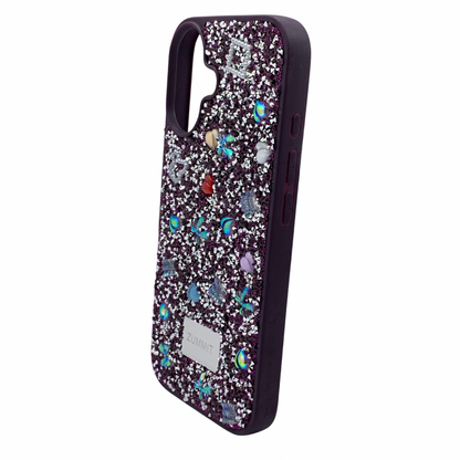 Carcasa Para iPhone 16 Estilo Brillos Con Relieve
