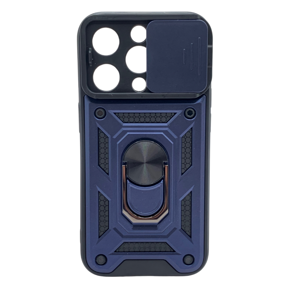 Carcasa Para iPhone 15 Pro Reforzada Anillo Soporte