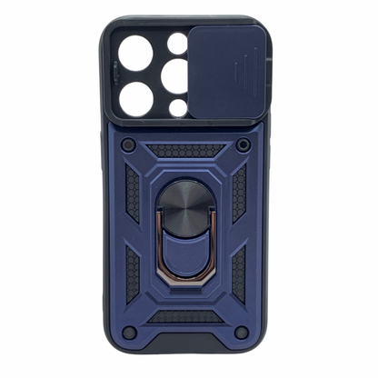 Carcasa Para iPhone 15 Pro Reforzada Anillo Soporte