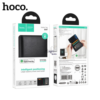 Tarjetero inteligente GPS carga inalámbrica Hoco E91F