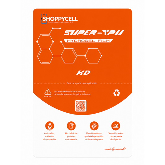Protector de Pantalla Antigolpes HD, Lámina de Hidrogel Esencial