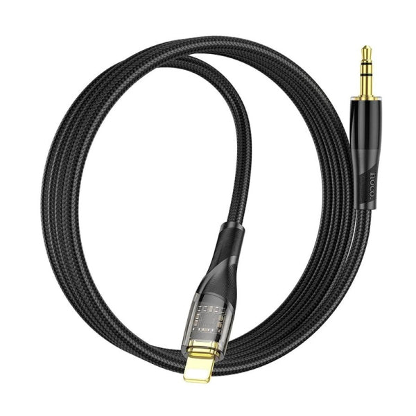 Cable Auxiliar Audio 3.5mm a Lightning Hoco UPA25 Negro