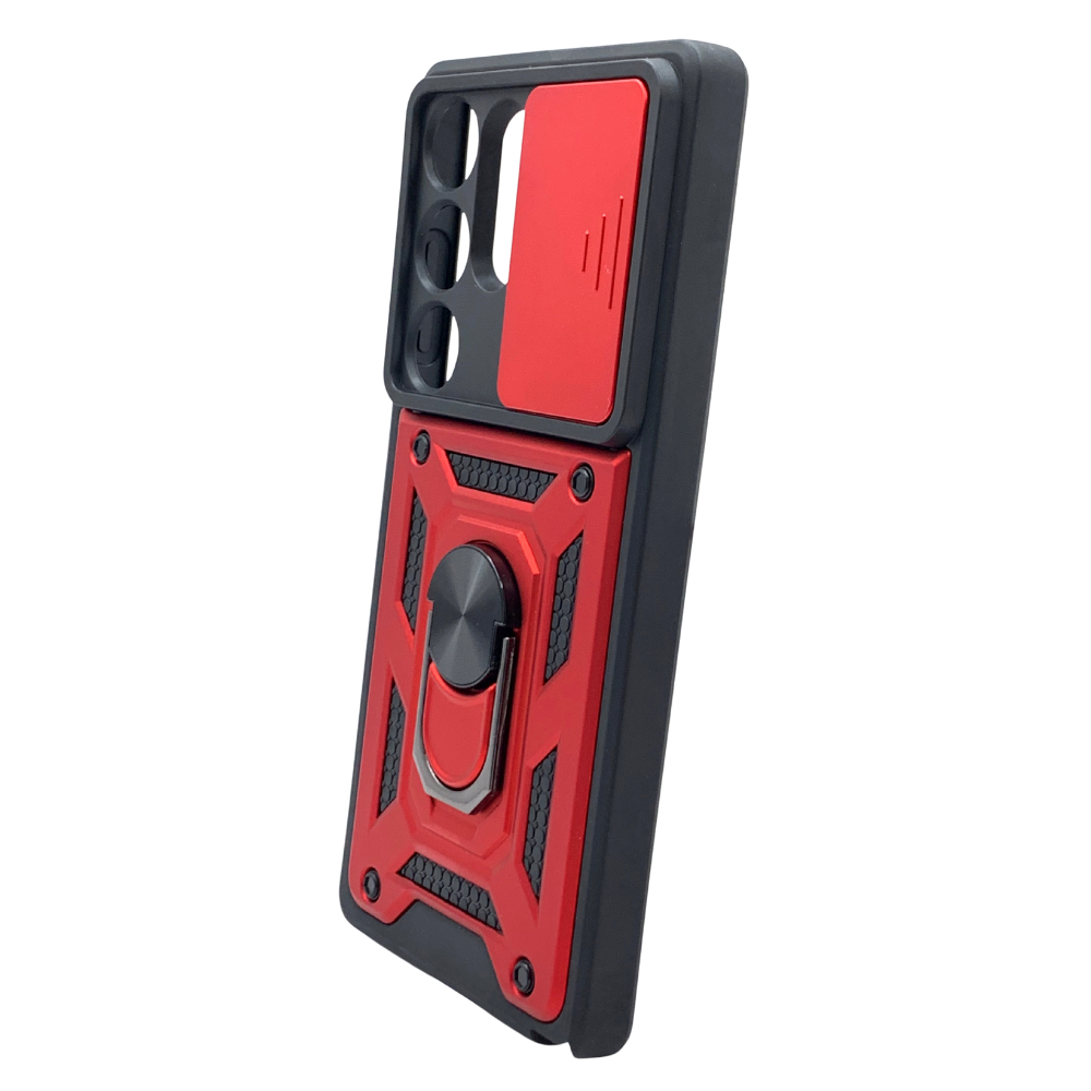 Carcasa para S25 Ultra Antigolpes con Anillo y Protector de Cámara