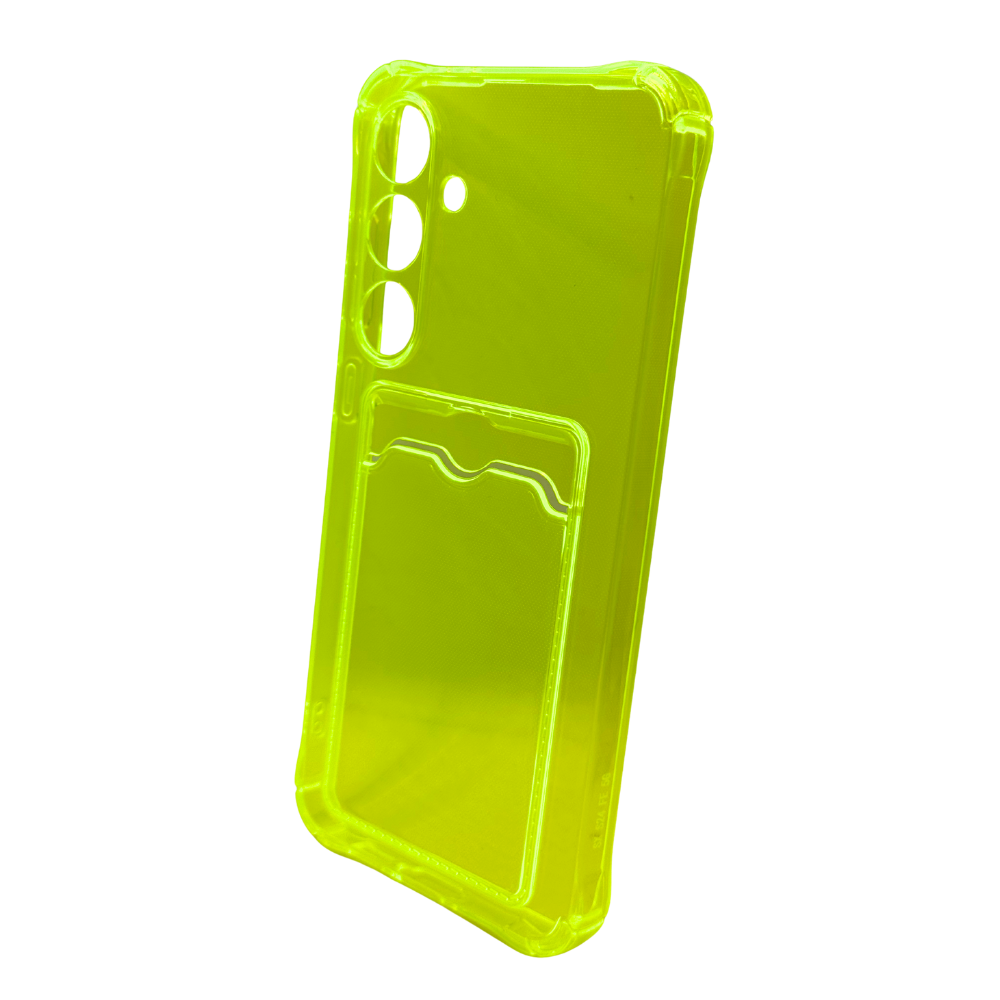 Carcasa Transparente de Color con Tarjetero para Samsung S24 FE