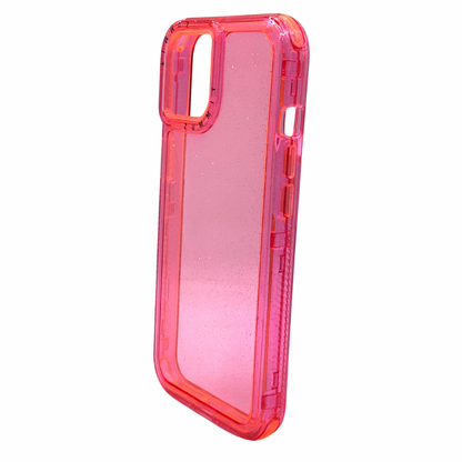 Carcasa Para iPhone 16 E Transparente Con Glitter