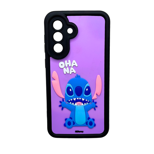 Carcasa Stitch Antigolpes para Samsung A56, Diseño Disney
