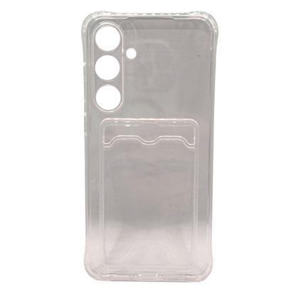 Carcasa Transparente de Color con Tarjetero para Samsung S24 FE