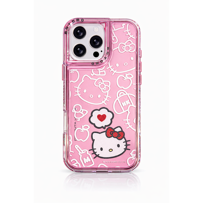 Carcasa Hello Kitty Edición Especial para iPhone 16 Pro Max – Protección 360° para Smartphone